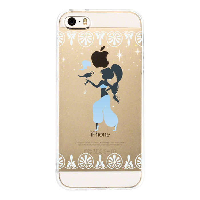 iPhone5 iPhone5s ケース クリア アラジンと魔法のランプ ブルー スマホケース ハード スマホケース ハード-1