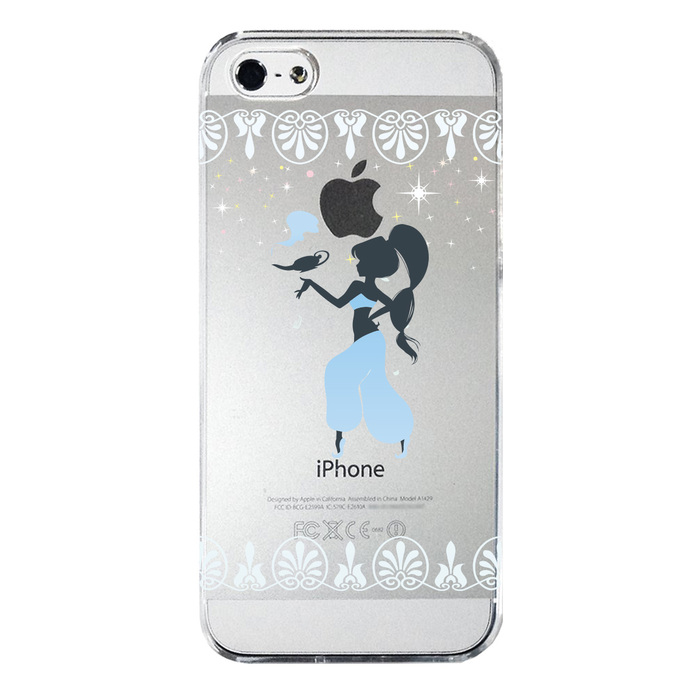 iPhone5 iPhone5s ケース クリア アラジンと魔法のランプ ブルー スマホケース ハード スマホケース ハード-2