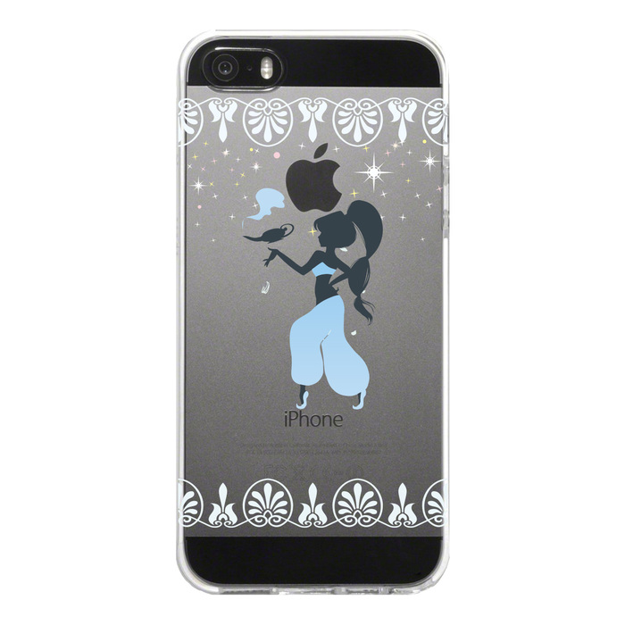 iPhone5 iPhone5s ケース クリア アラジンと魔法のランプ ブルー スマホケース ハード スマホケース ハード-3
