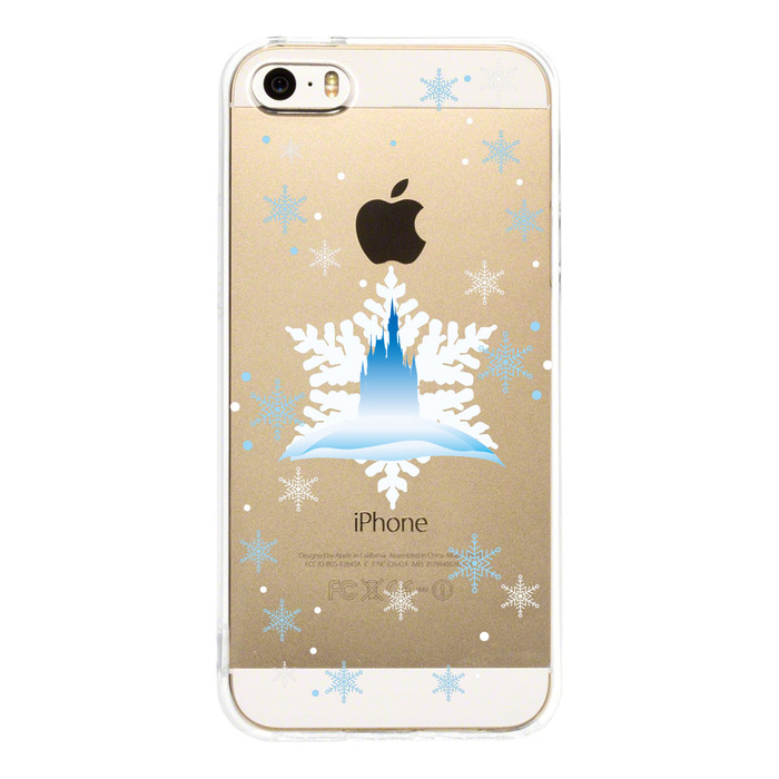 iPhone5 iPhone5s ケース クリア シンデレラ城 スマホケース ハード スマホケース ハード-1