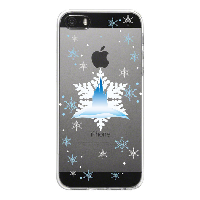 iPhone5 iPhone5s ケース クリア シンデレラ城 スマホケース ハード スマホケース ハード-3