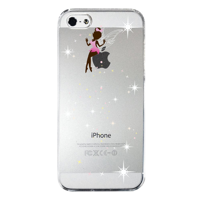 iPhone5 iPhone5s ケース クリア 妖精 2 スマホケース ハード スマホケース ハード-2