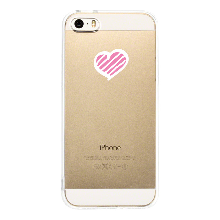 iPhone5 iPhone5s ケース クリア ハートマーク スマホケース ハード スマホケース ハード-2