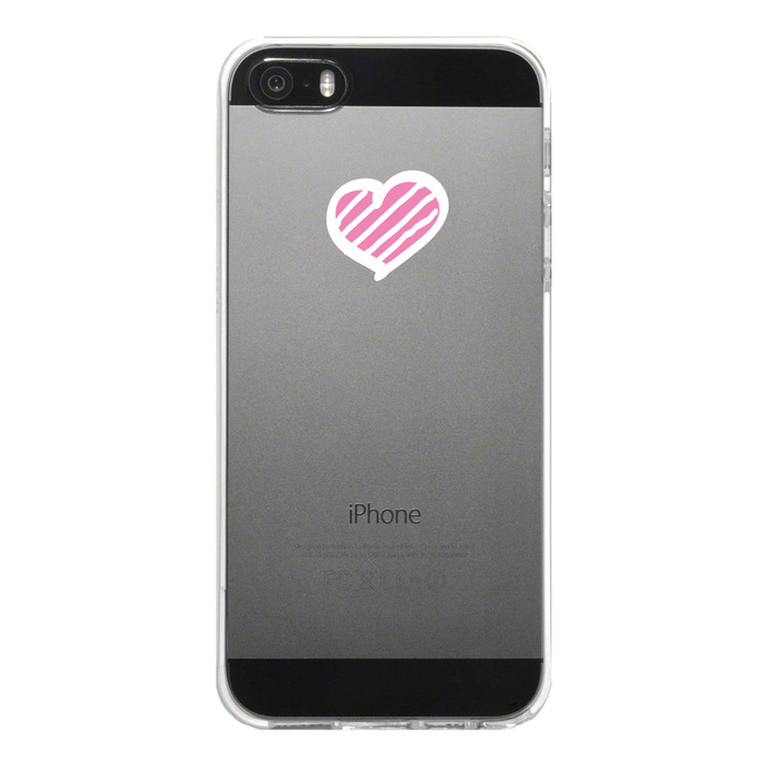 iPhone5 iPhone5s ケース クリア ハートマーク スマホケース ハード スマホケース ハード-4