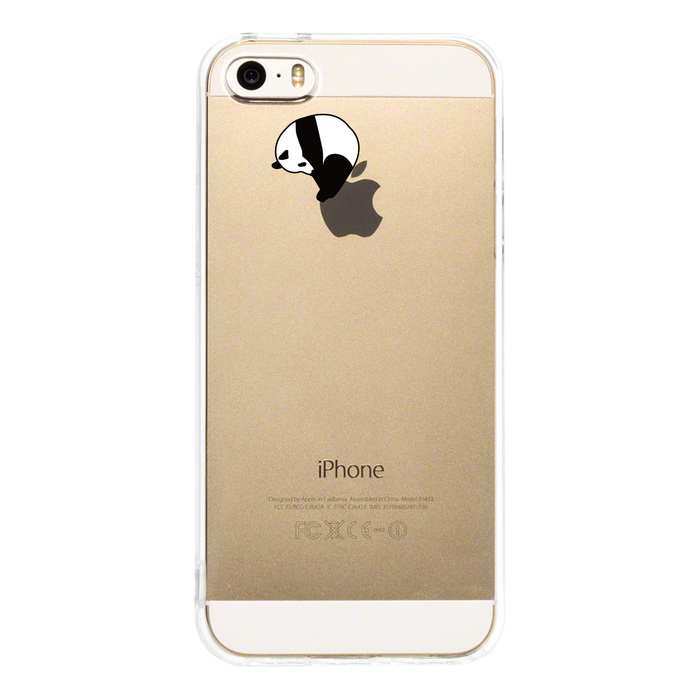 iPhone5 iPhone5s ケース クリア パンダの跳び箱 スマホケース ハード スマホケース ハード-2