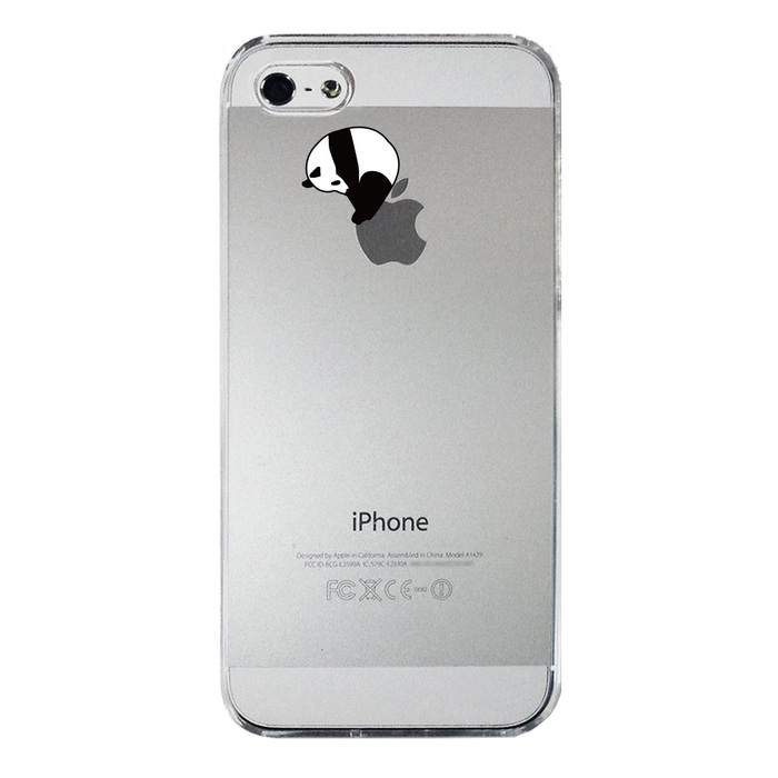 iPhone5 iPhone5s ケース クリア パンダの跳び箱 スマホケース ハード スマホケース ハード-3