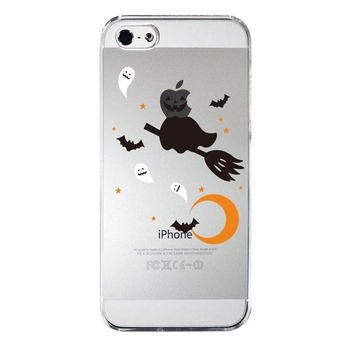 iPhone5 iPhone5s ケース クリア ハロウイン スマホケース ハード スマホケース ハード-3