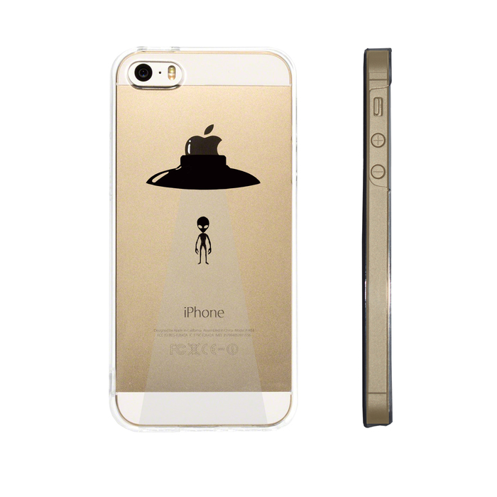 iPhone5 iPhone5s ケース クリア UFO 帰還 スマホケース ハード スマホケース ハード-0