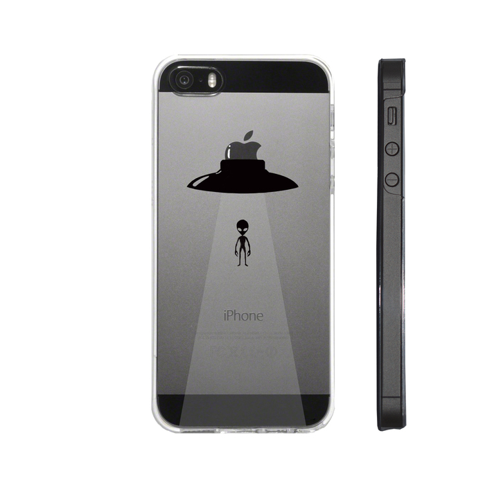 iPhone5 iPhone5s ケース クリア UFO 帰還 スマホケース ハード スマホケース ハード-2