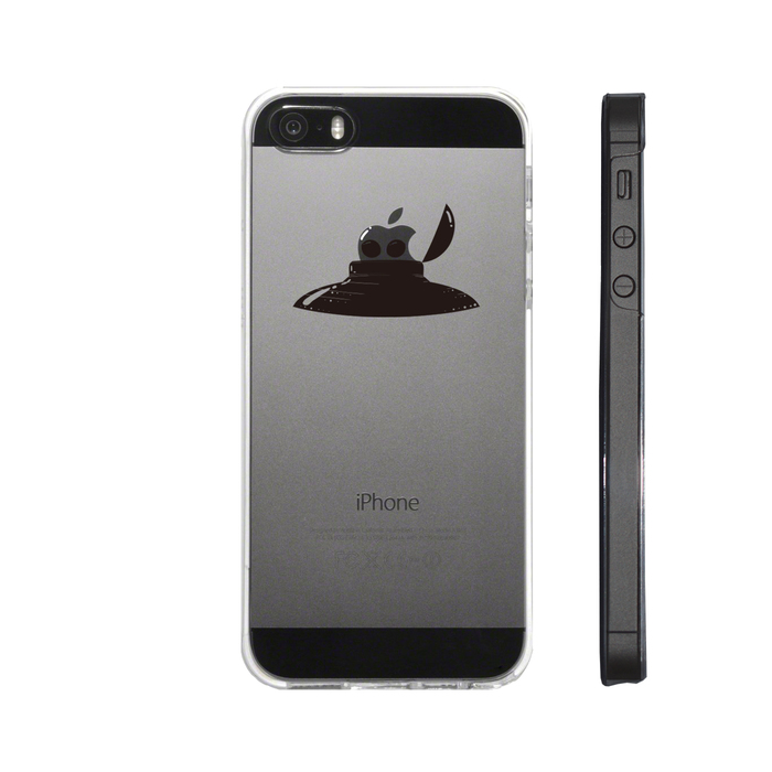 iPhone5 iPhone5s ケース クリア UFO 偵察 スマホケース ハード スマホケース ハード-2