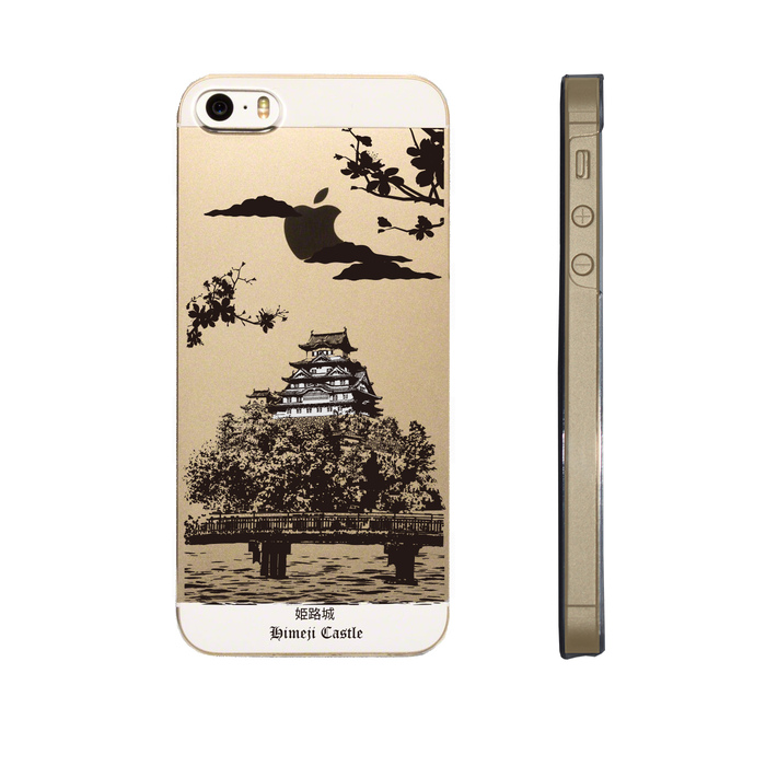 iPhone5 iPhone5s ケース クリア 世界遺産 国宝 姫路城 スマホケース ハード スマホケース ハード-0