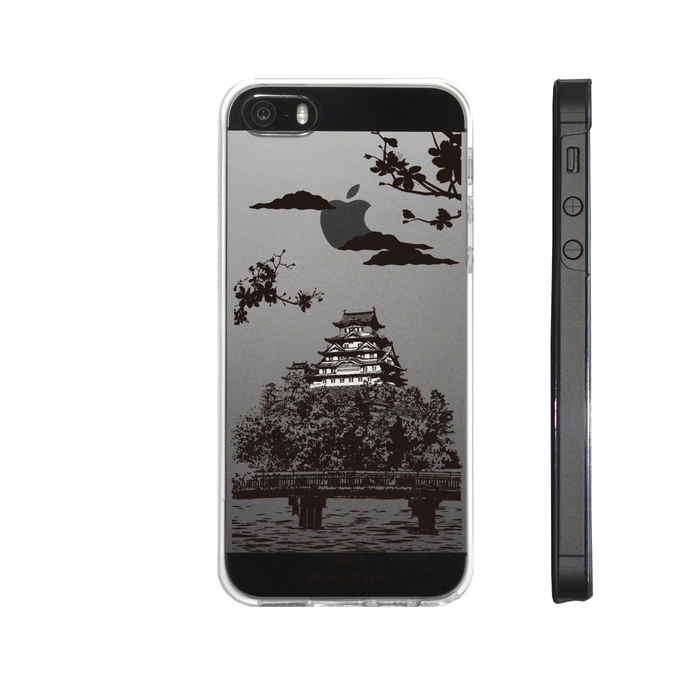 iPhone5 iPhone5s ケース クリア 世界遺産 国宝 姫路城 スマホケース ハード スマホケース ハード-2