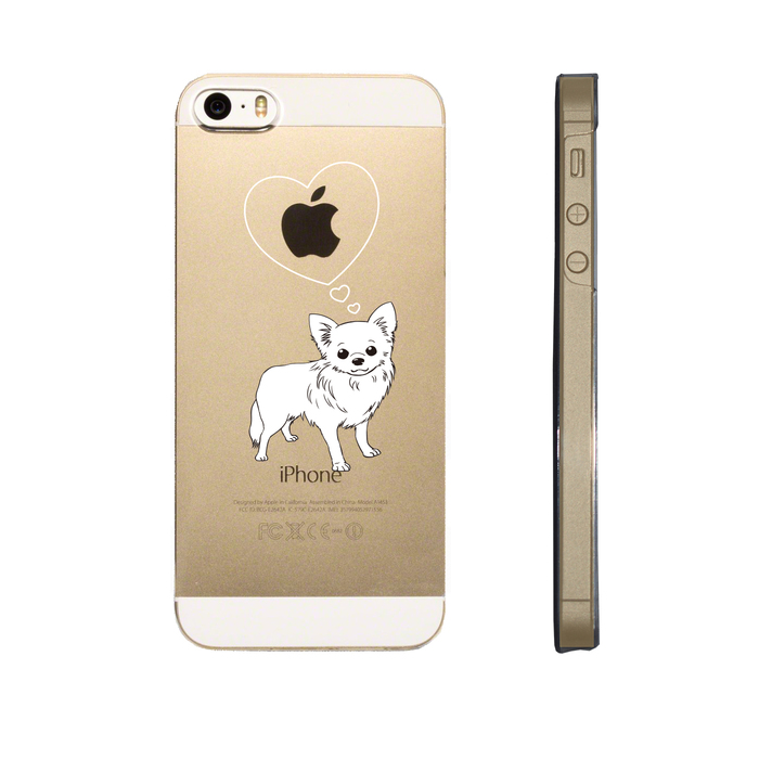 iPhone5 iPhone5s ケース クリア 犬 わんこ チワワ スマホケース ハード スマホケース ハード-0