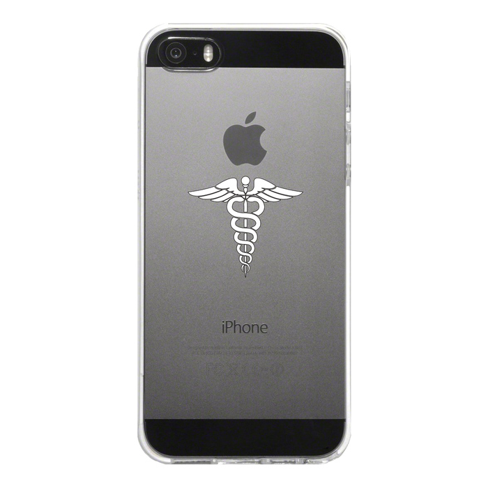 iPhone5 iPhone5s ケース クリア 醫(yī)療系シンボル スマホケース ハード スマホケース ハード-4