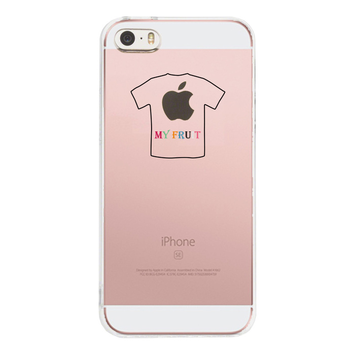 iPhone5 iPhone5s ケース クリア 果物Tシャツ スマホケース ハード スマホケース ハード-1