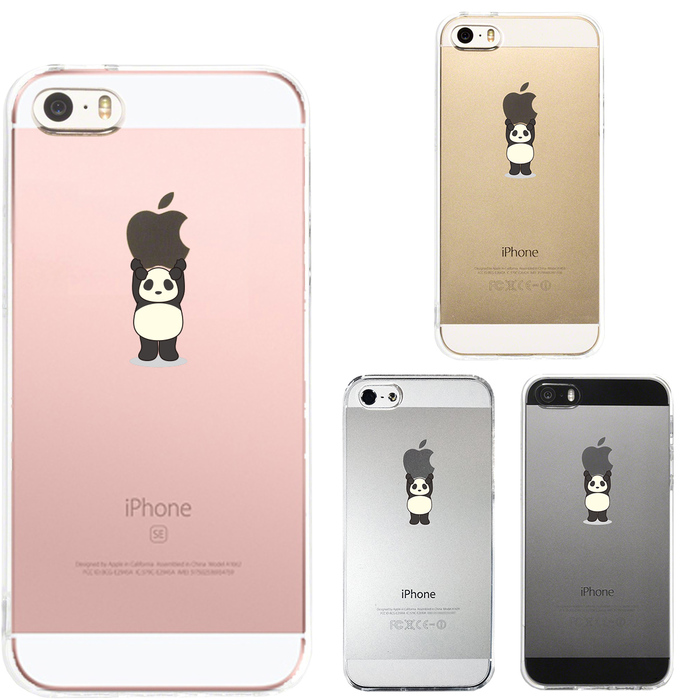 iPhone5 iPhone5s ケース クリア パンダがア