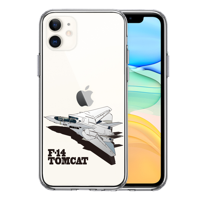 iPhone11 ケース クリア 米軍 F-14 トムキャッ