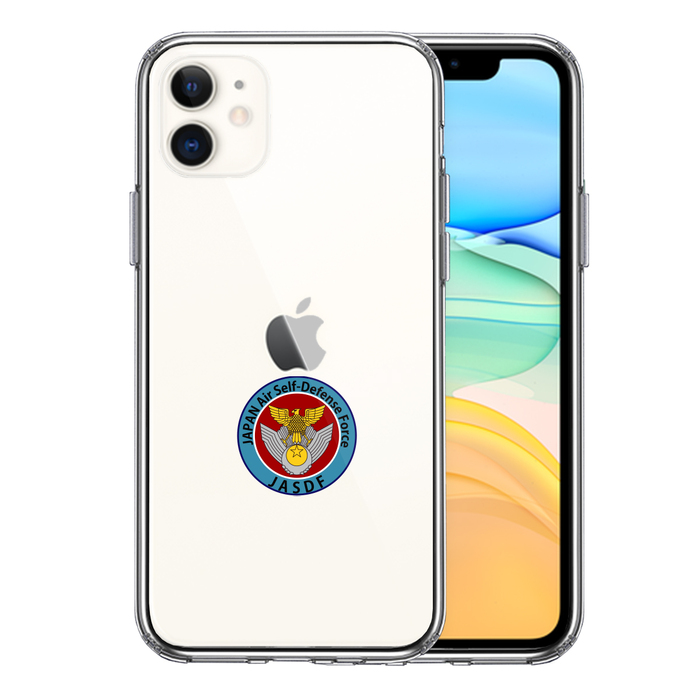 iPhone11 ケース クリア 航空自衛隊 エンブレム ス
