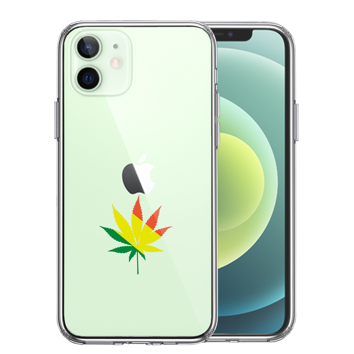 iPhone12 ケース クリア 大麻 マリファナ ガンジャ