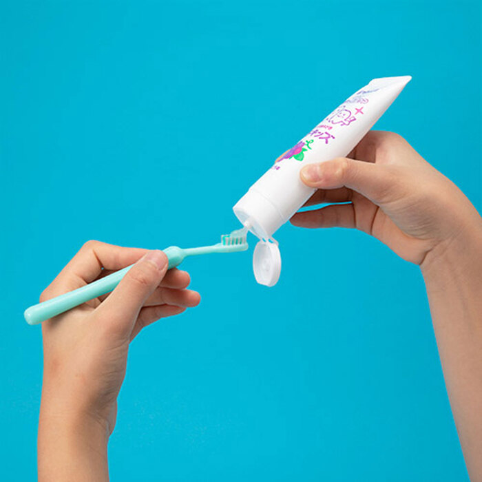 ピジョン 親子で乳歯ケア ジェル状歯みがき ぷちキッズ ぶどう味 ５０ｇ-4