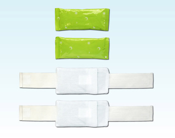 やわらか冷感 ももアイス 太ももの冷却袋 幼児 小児用 ４個入-2