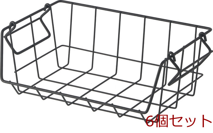 不二貿易（Fuji Boeki） フロントオープンバスケットW37 ×6個セット