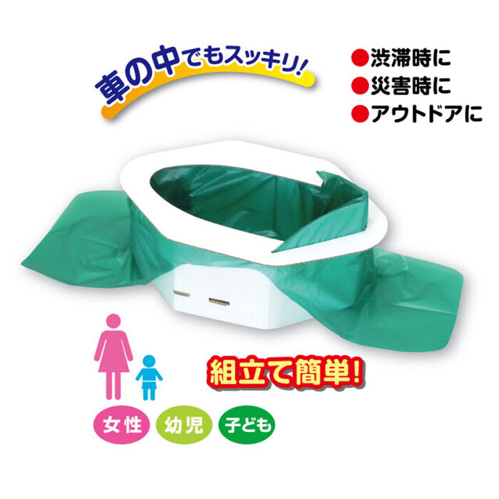 携帯簡易トイレ ミニマルちゃん2 3M2 60 3回分セット-2