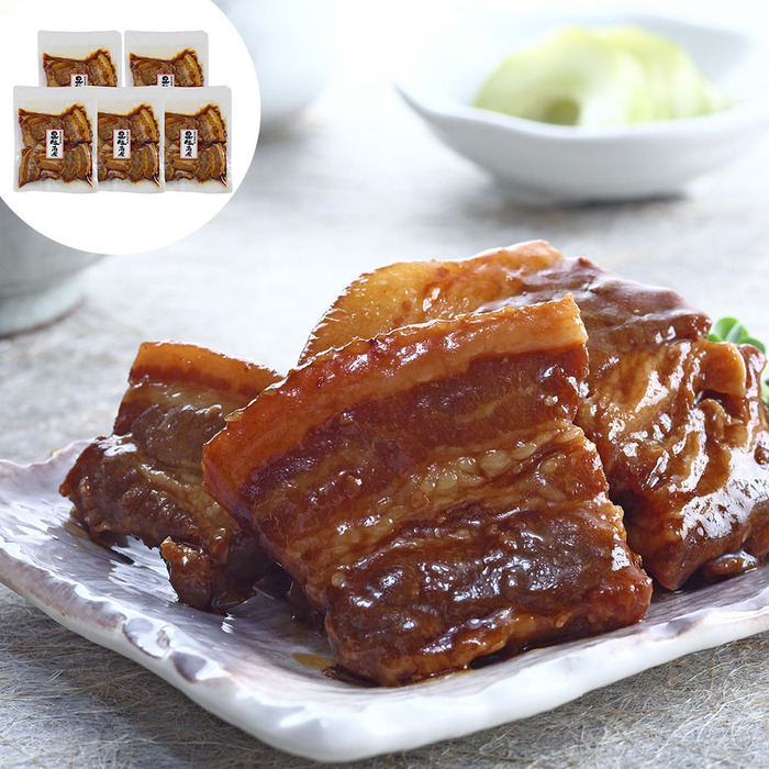 鹿児島県産黒豚使用 豚角煮 190g 固形量150g 個包装