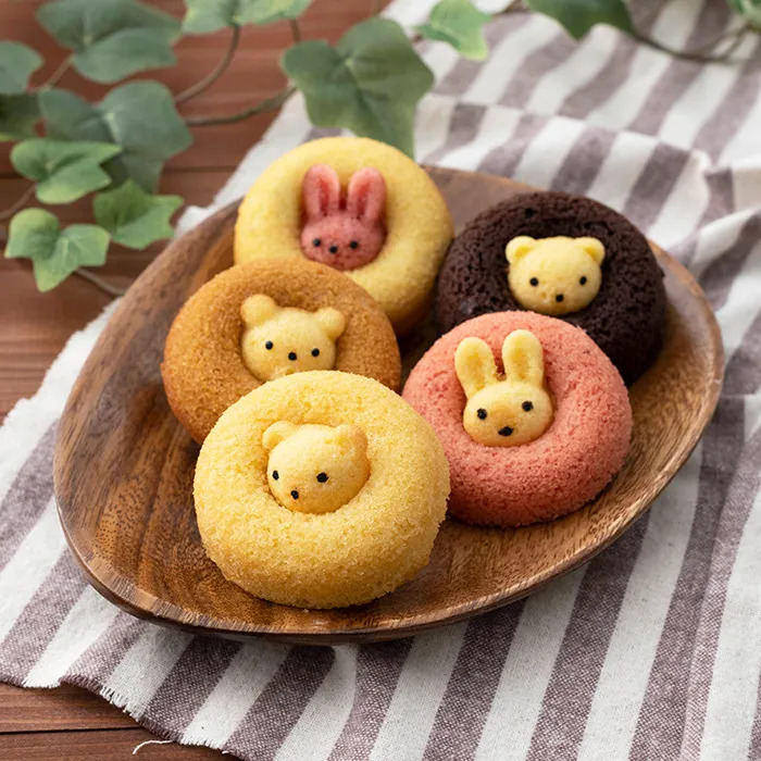 アデリー フォレシピ ちいさな森のドーナツ くまチョコ 12個セット