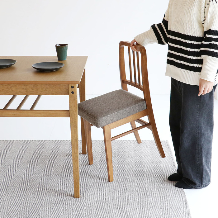ICHIBA（市場） ヴィンテージ風チェア CH 3680 Wood Chair Atl : まる
