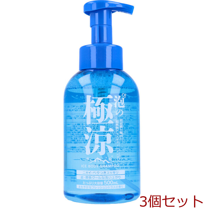 泡の極涼 アイスボディシャンプー 500mL