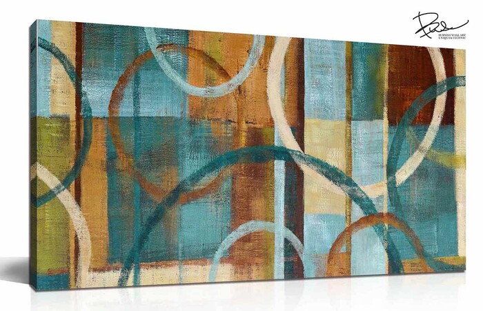 アートパネル BWA116 CIRCLE1 円の抽象 100cm 抽象画 絵画 和風 和