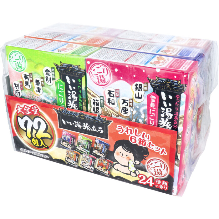 いい湯旅立ち 薬用入浴剤 大容量パック にごり湯タイプ 24種類の香り