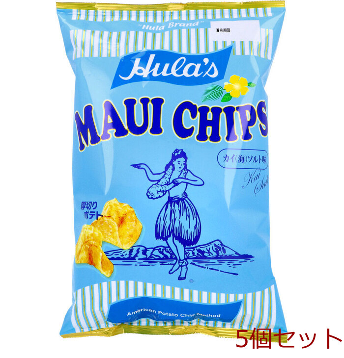 フラ印 マウイチップス カイ 海 ソルト味 125g