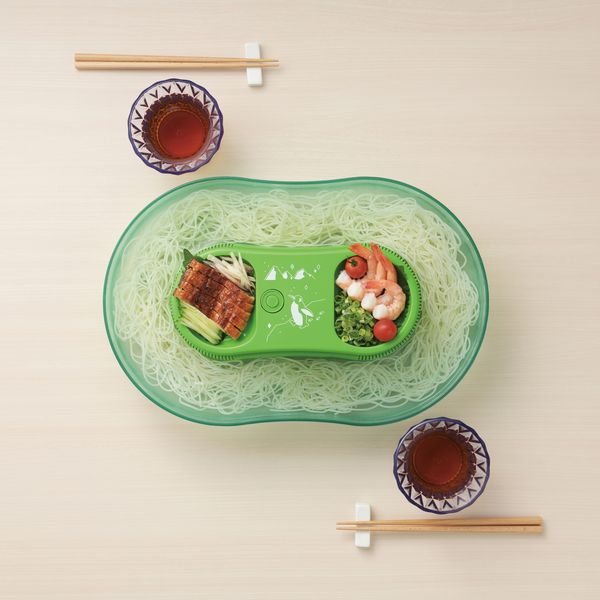 真珠乃涼電池式そうめん流し器Mサイズ-1