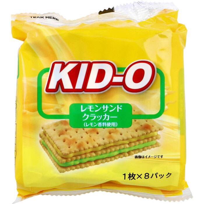 KID O レモンサンドクラッカー 1枚入×8パック-0