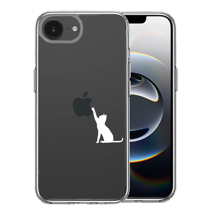 iPhone17e iPhone16e ケース クリア 猫 