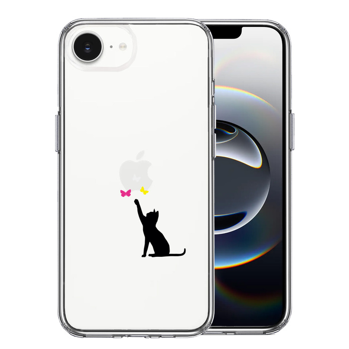 iPhone17e iPhone16e ケース クリア 猫 