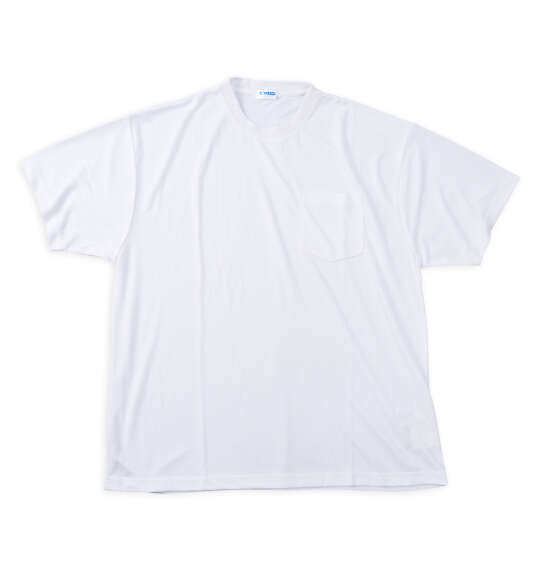 大きいサイズ ヒヤロン 接触冷感ポケット付半袖Tシャツ 3L 4L 5L 6L 7L