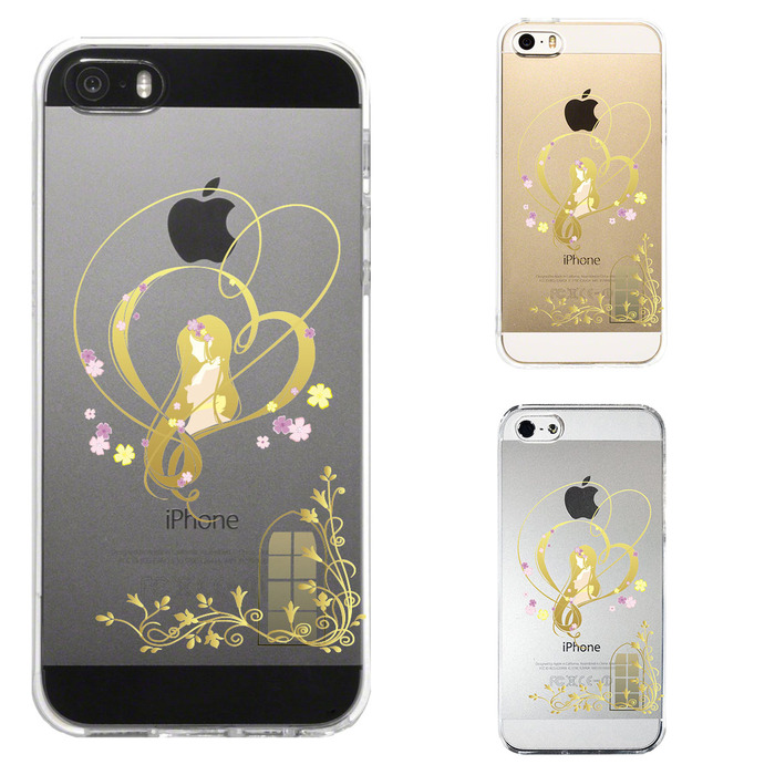 iPhone5 iPhone5s ケース クリア ラプンツェ