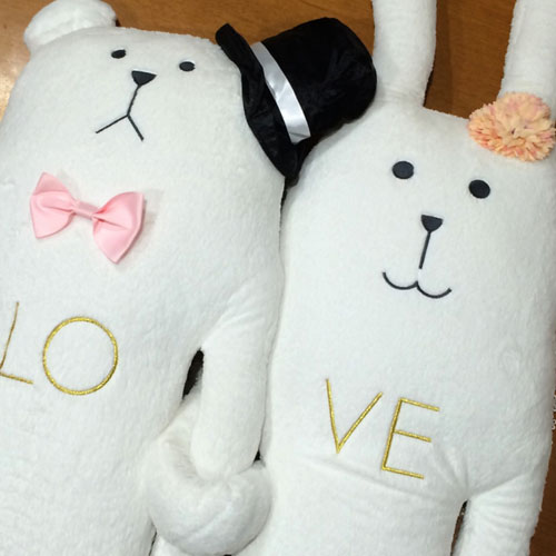 ウェディングクラフト 抱き枕クッション 2体セット Love Rab Sloth うさぎ くま Weddingcraft クラフトホリック Craftholic ブライダル Buyee Buyee Japanese Proxy Service Buy From Japan Bot Online