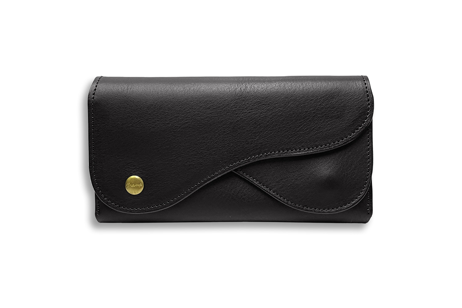 池之端銀革店 CRAMP cr-111 イタリーレザー イタリア革 シュリンク 大