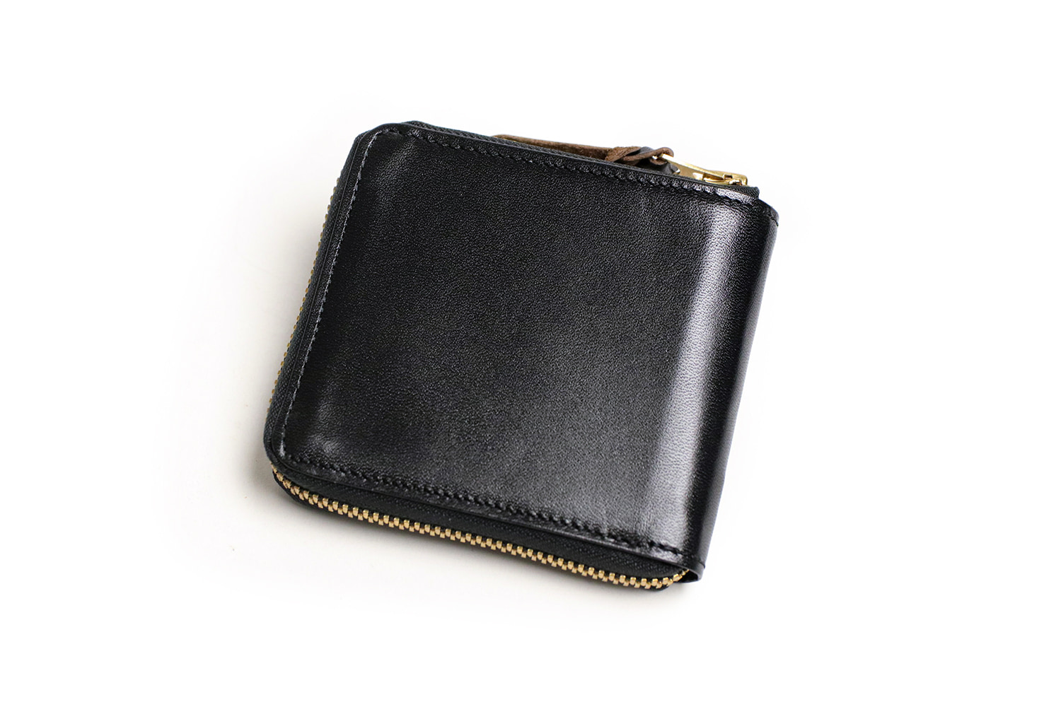INCEPTION インセプション HORSE HIDE ROUND SHORT WALLET 茶芯 馬革