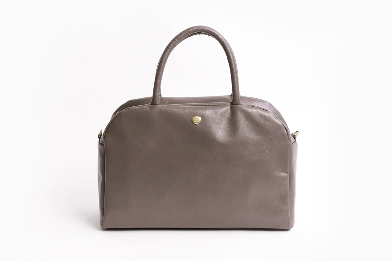 Neutral Gray ハスキー 日本製 2way 軽やかなミニボストン 日本製 本革 革 レザー レディース ARUKAN | Neutral Gray | 03