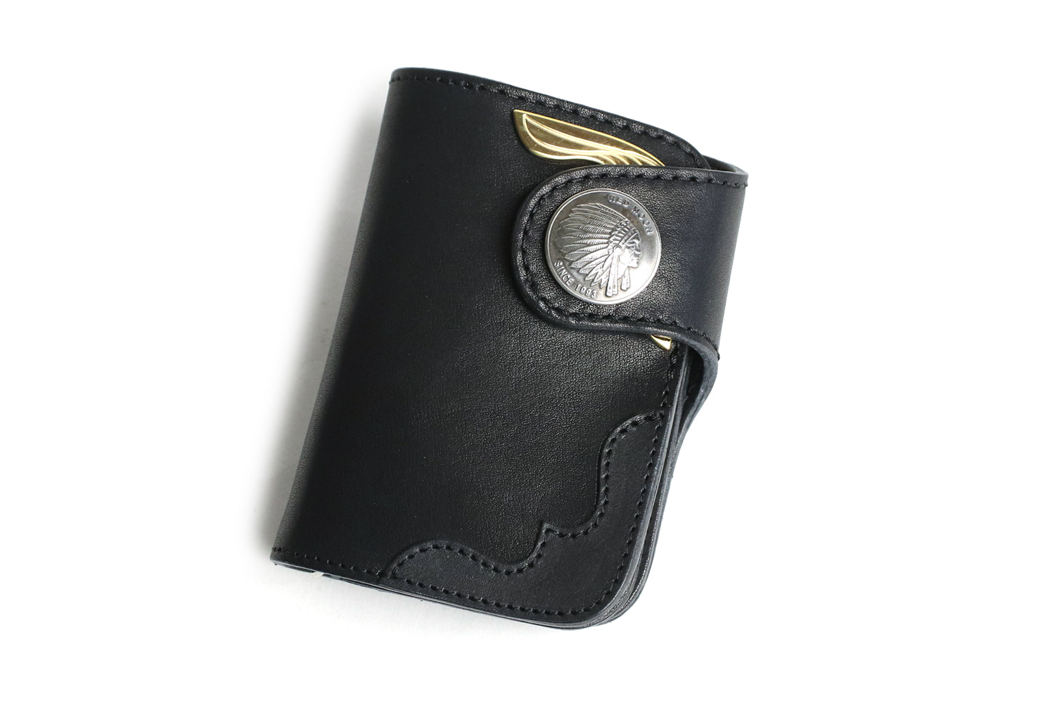 REDMOON レッドムーン Yellow Eagle ミドルウォレット 折財布 革財布の画像