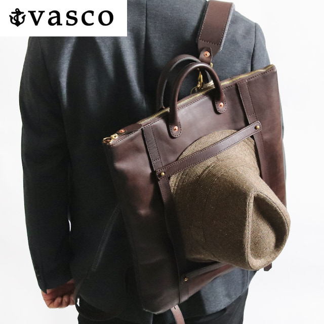 vasco（ヴァスコ） オールドオイルシリーズ LEATHER HELMET 2WAY BAG