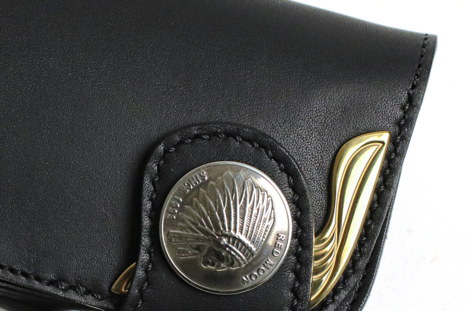 REDMOON レッドムーン Yellow Eagle ミドルウォレット 折財布 革財布の画像