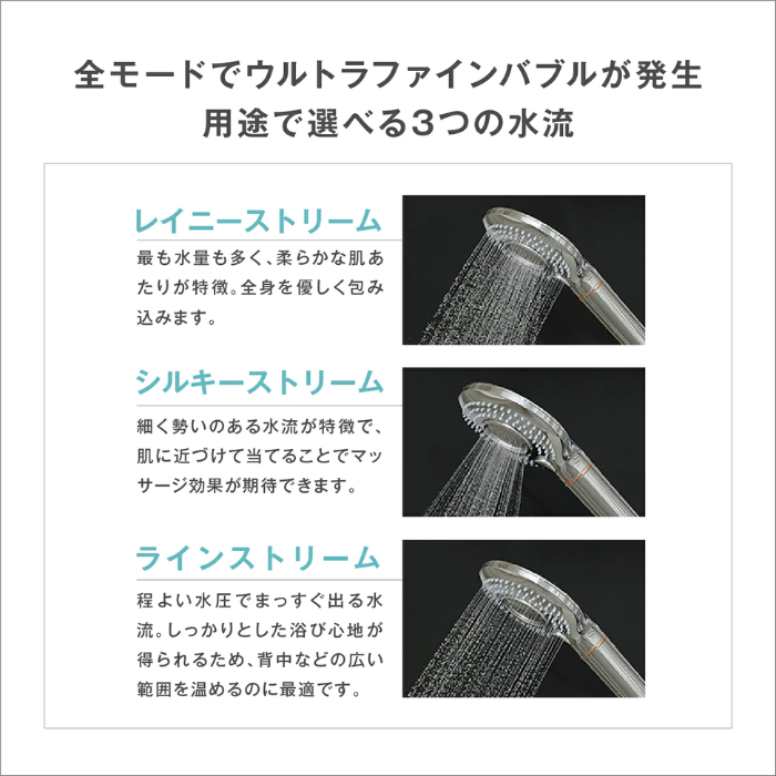 マルヤマ ウルトラファインバブル シャワーヘッド habiller(アビリア