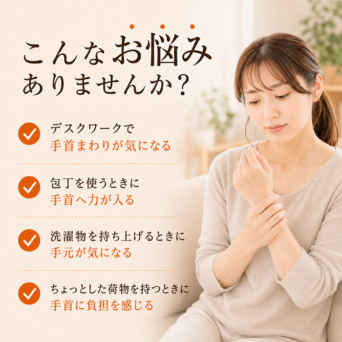 手首 サポーター 北投石 日本製 薄手 2枚1...の詳細画像1