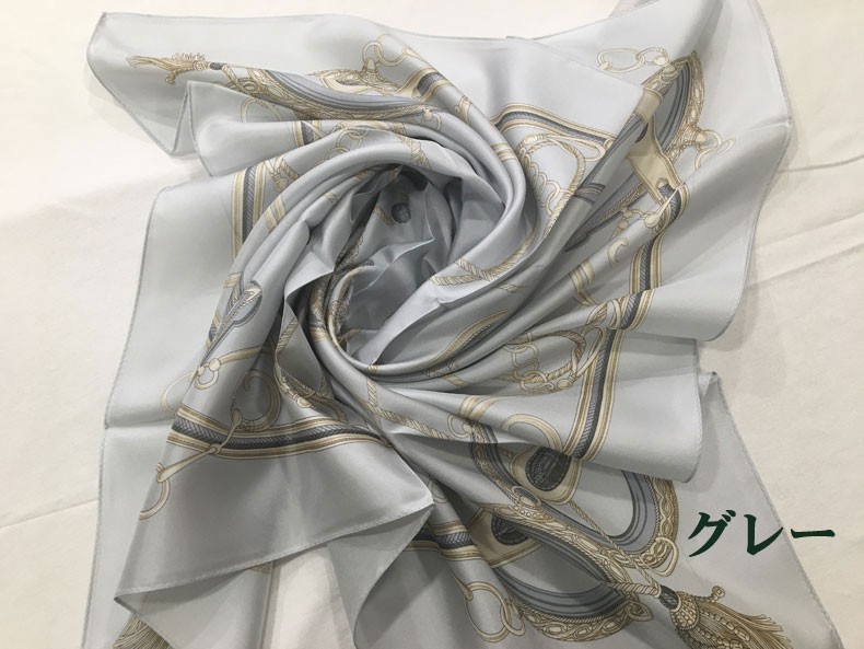 HERMES シルクスカーフ 円形デザイン HERMES シルクスカーフ 傘デザイン 90cm
